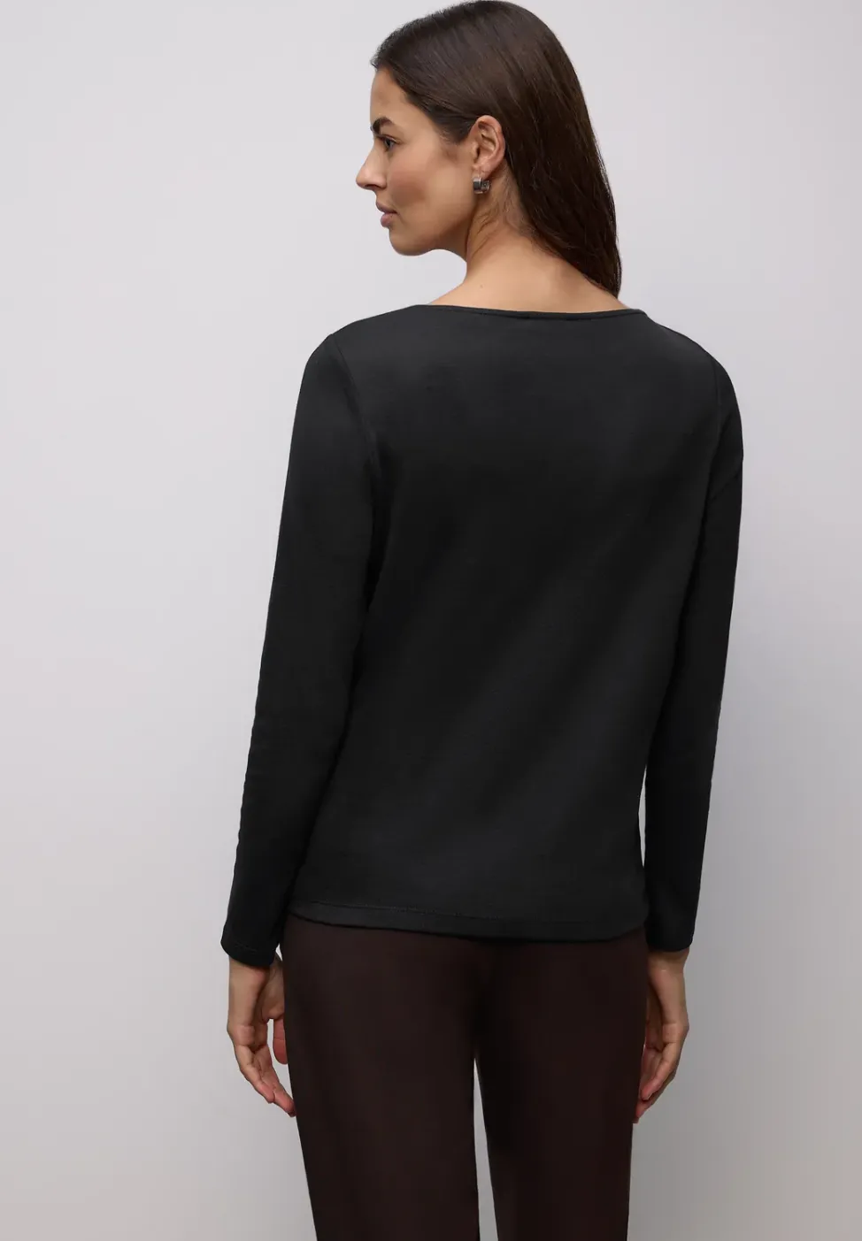 Shirt in Unifarbe