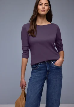 Shirt in Unifarbe