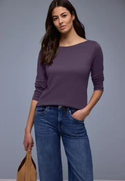 Shirt in Unifarbe