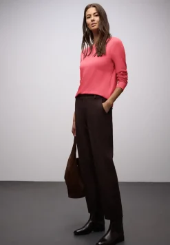 Shirt in Unifarbe