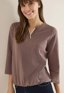 Shirt in Unifarbe