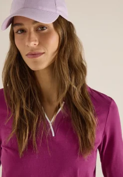 Shirt in Unifarbe