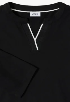 Shirt in Unifarbe