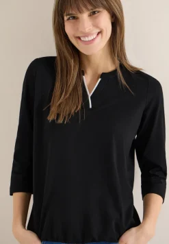 Shirt in Unifarbe
