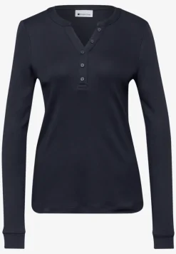 Shirt in Unifarbe