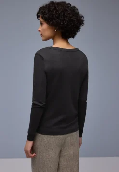 Shirt in Unifarbe