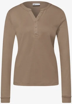 Shirt in Unifarbe
