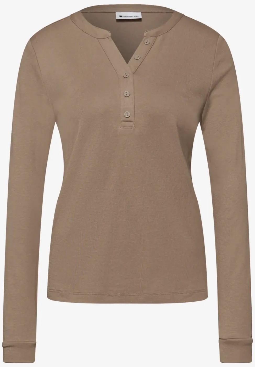 Shirt in Unifarbe