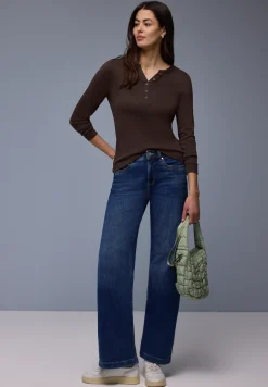 Shirt in Unifarbe