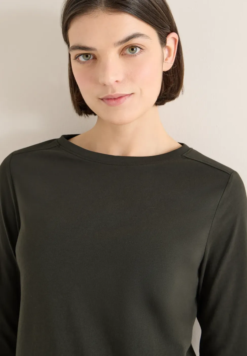 Shirt in Unifarbe