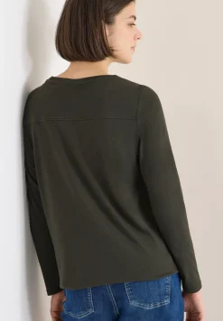 Shirt in Unifarbe