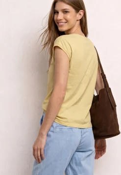 Shirt mit Boatneck und Deko-Detail