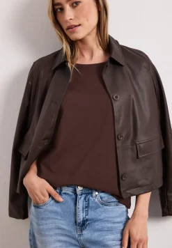 Shirt mit Boatneck und Deko-Detail