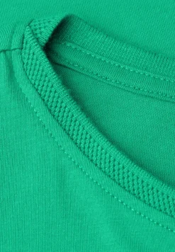 Shirt mit Boatneck und Deko-Detail