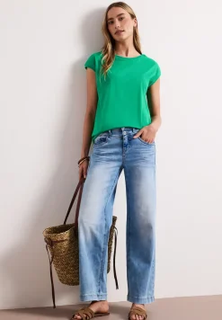 Shirt mit Boatneck und Deko-Detail