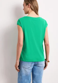 Shirt mit Boatneck und Deko-Detail