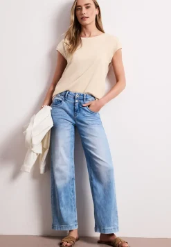 Shirt mit Boatneck und Deko-Detail
