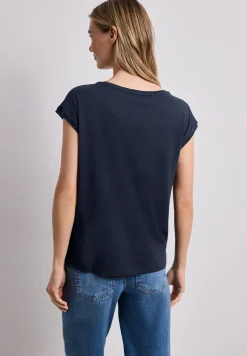 Shirt mit Boatneck und Deko-Detail