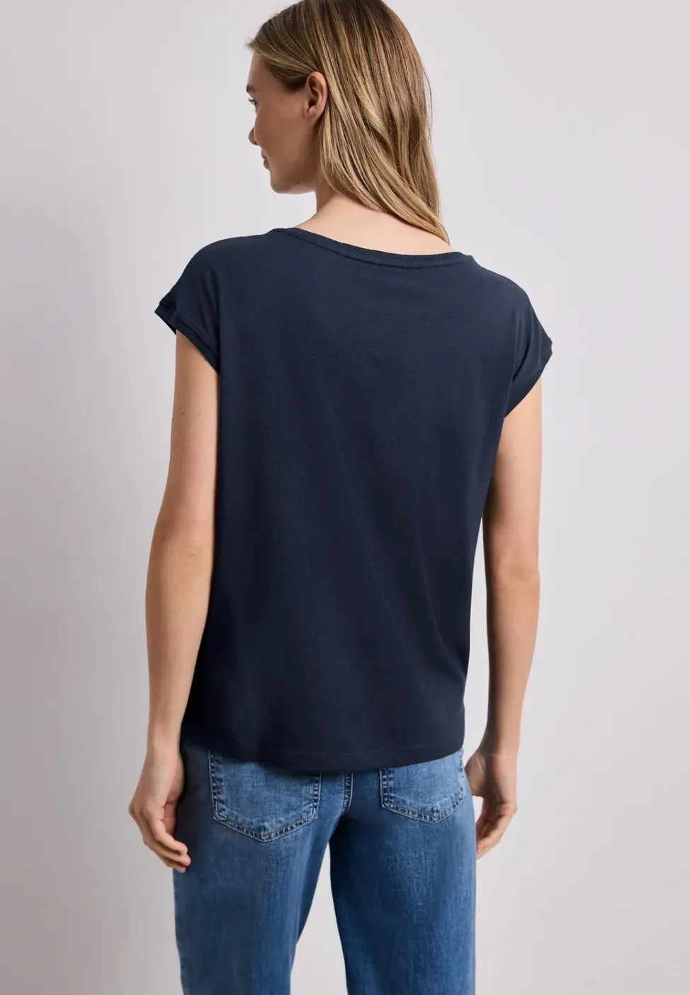 Shirt mit Boatneck und Deko-Detail