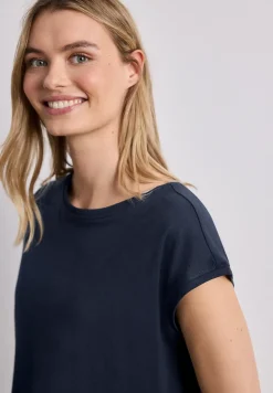 Shirt mit Boatneck und Deko-Detail