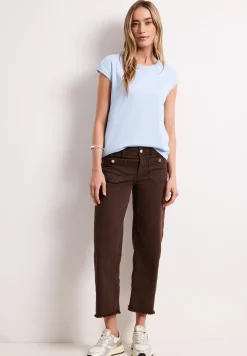 Shirt mit Boatneck und Deko-Detail