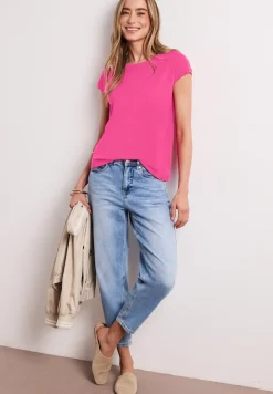 Shirt mit Boatneck und Deko-Detail