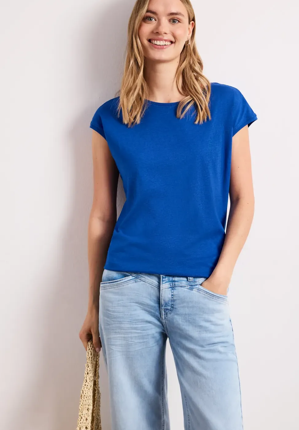 Shirt mit Boatneck und Deko-Detail