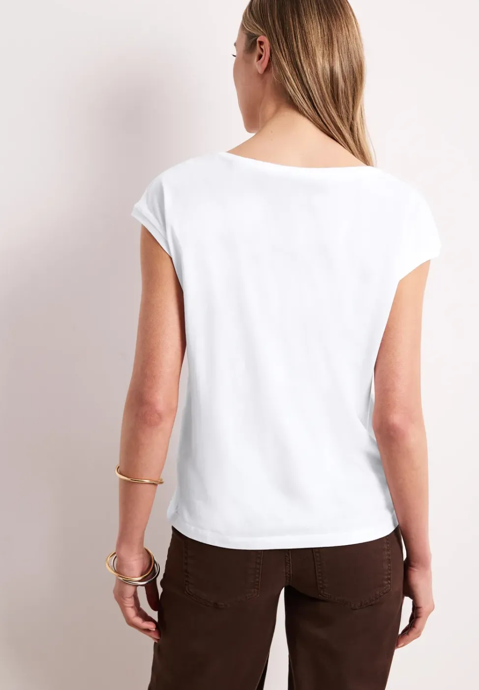 Shirt mit Boatneck und Deko-Detail