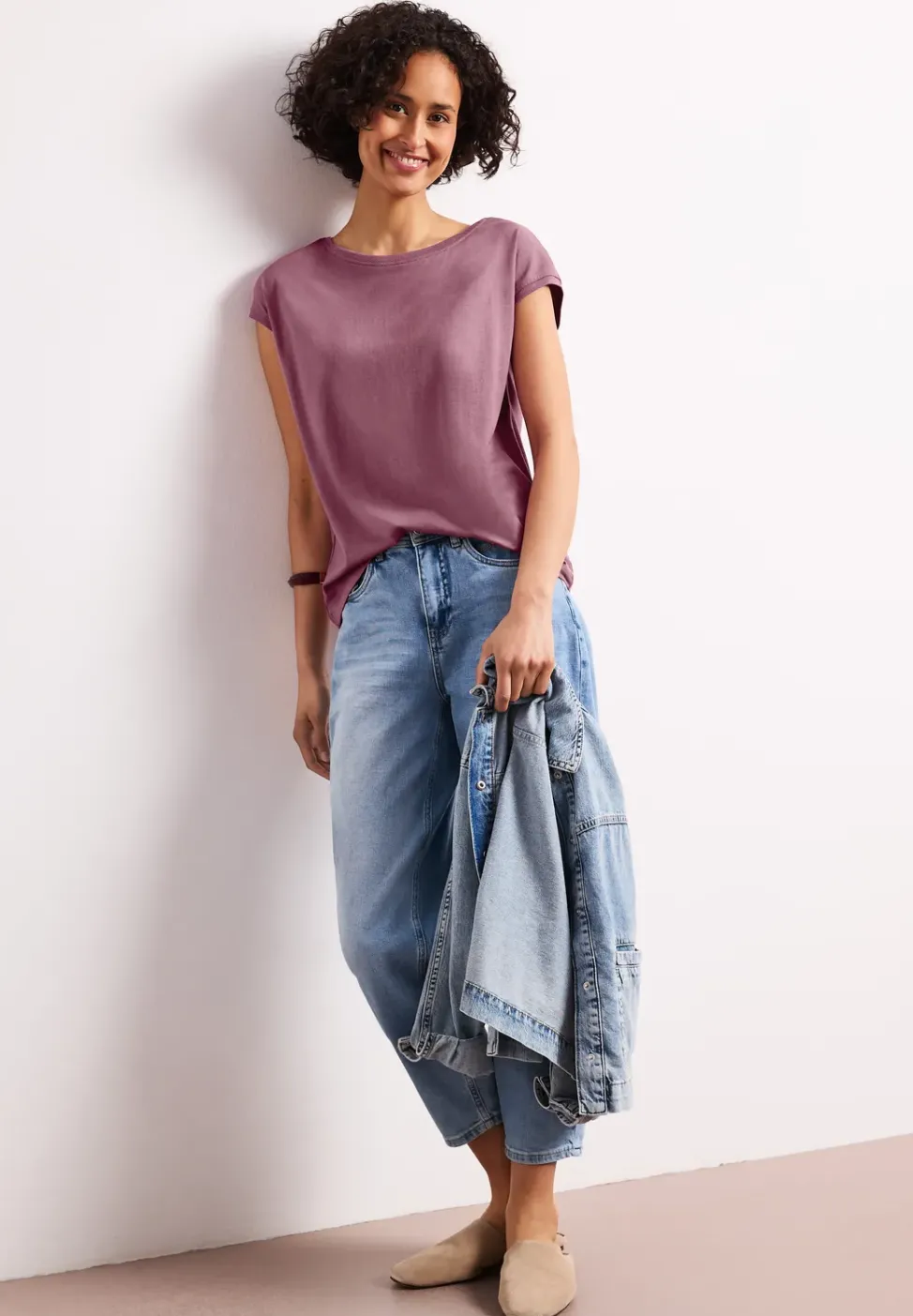 Shirt mit Boatneck und Deko-Detail