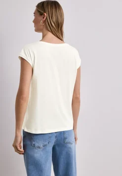Shirt mit Boatneck und Deko-Detail