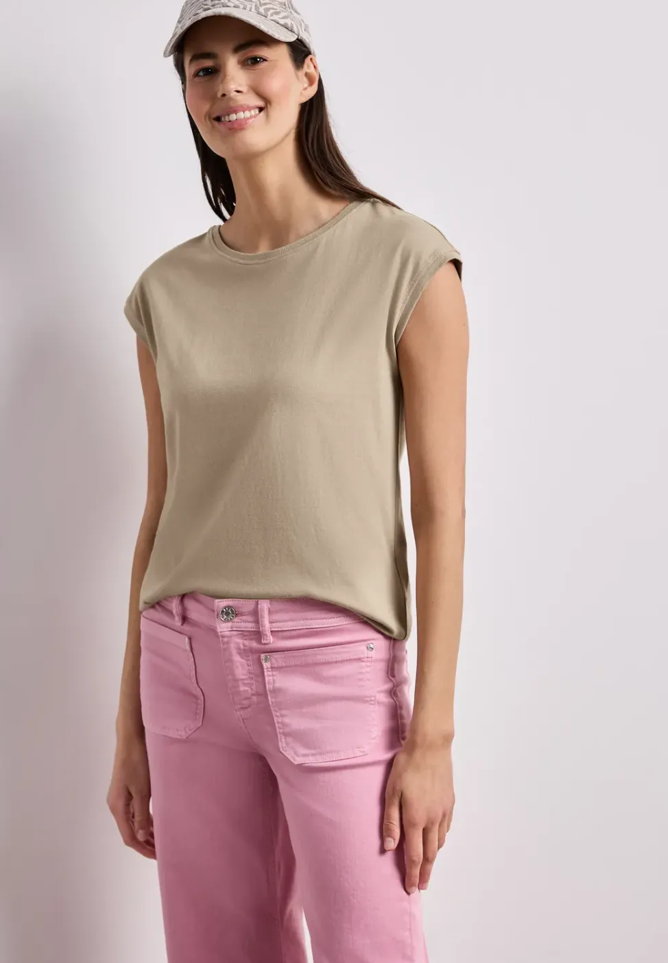 Shirt mit Boatneck und Deko-Detail