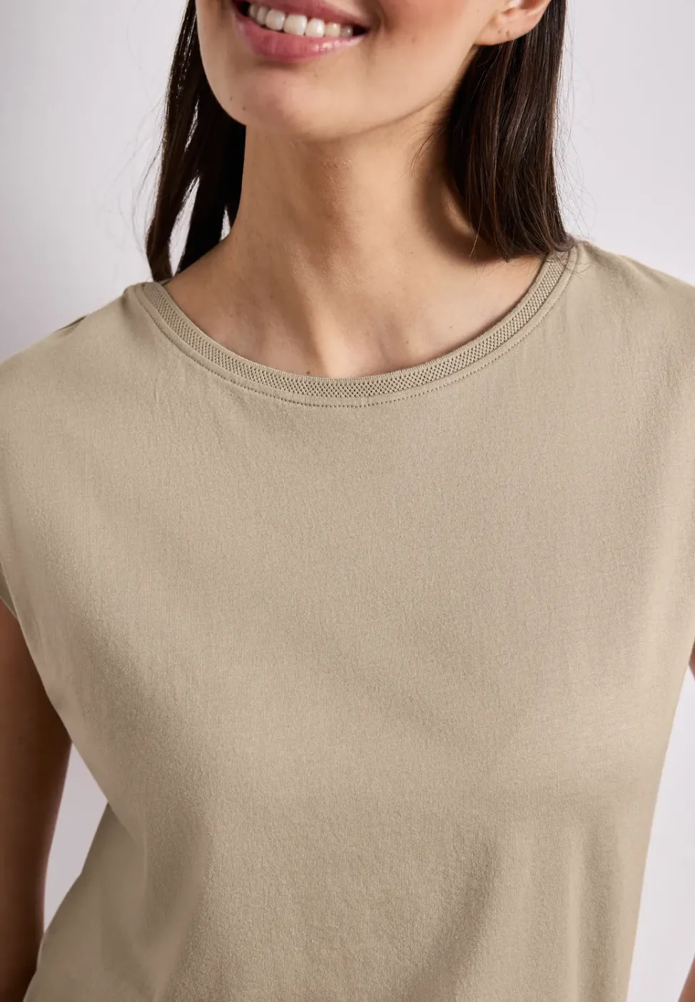 Shirt mit Boatneck und Deko-Detail