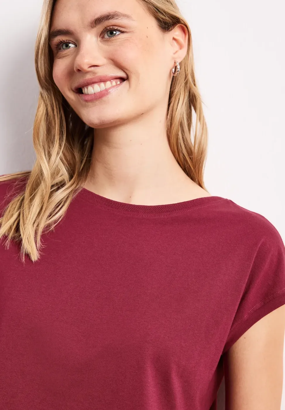 Shirt mit Boatneck und Deko-Detail