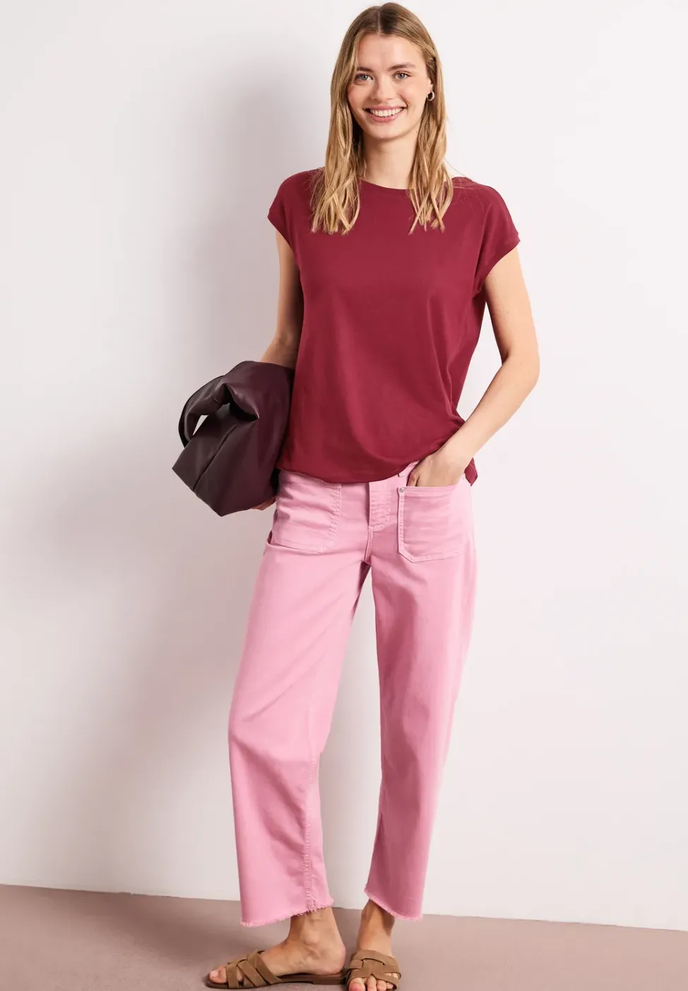 Shirt mit Boatneck und Deko-Detail
