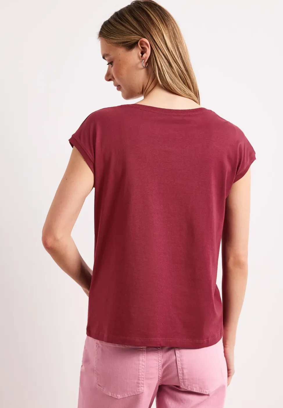 Shirt mit Boatneck und Deko-Detail