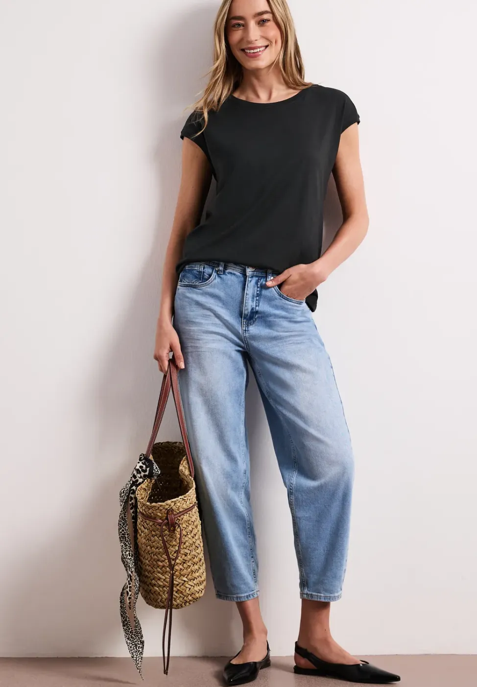 Shirt mit Boatneck und Deko-Detail