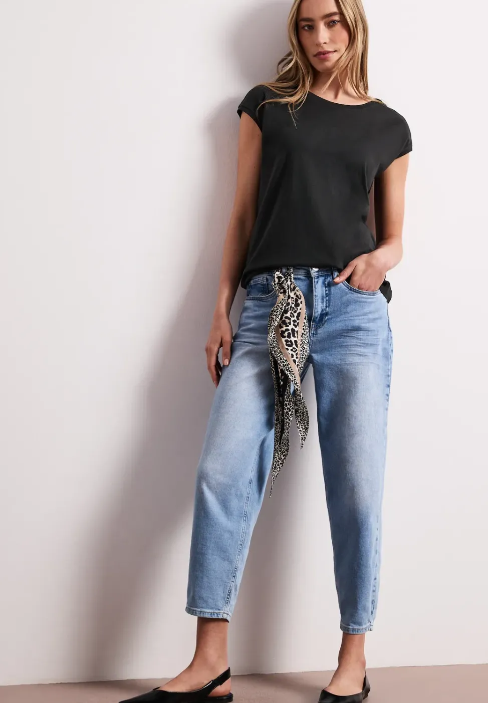 Shirt mit Boatneck und Deko-Detail