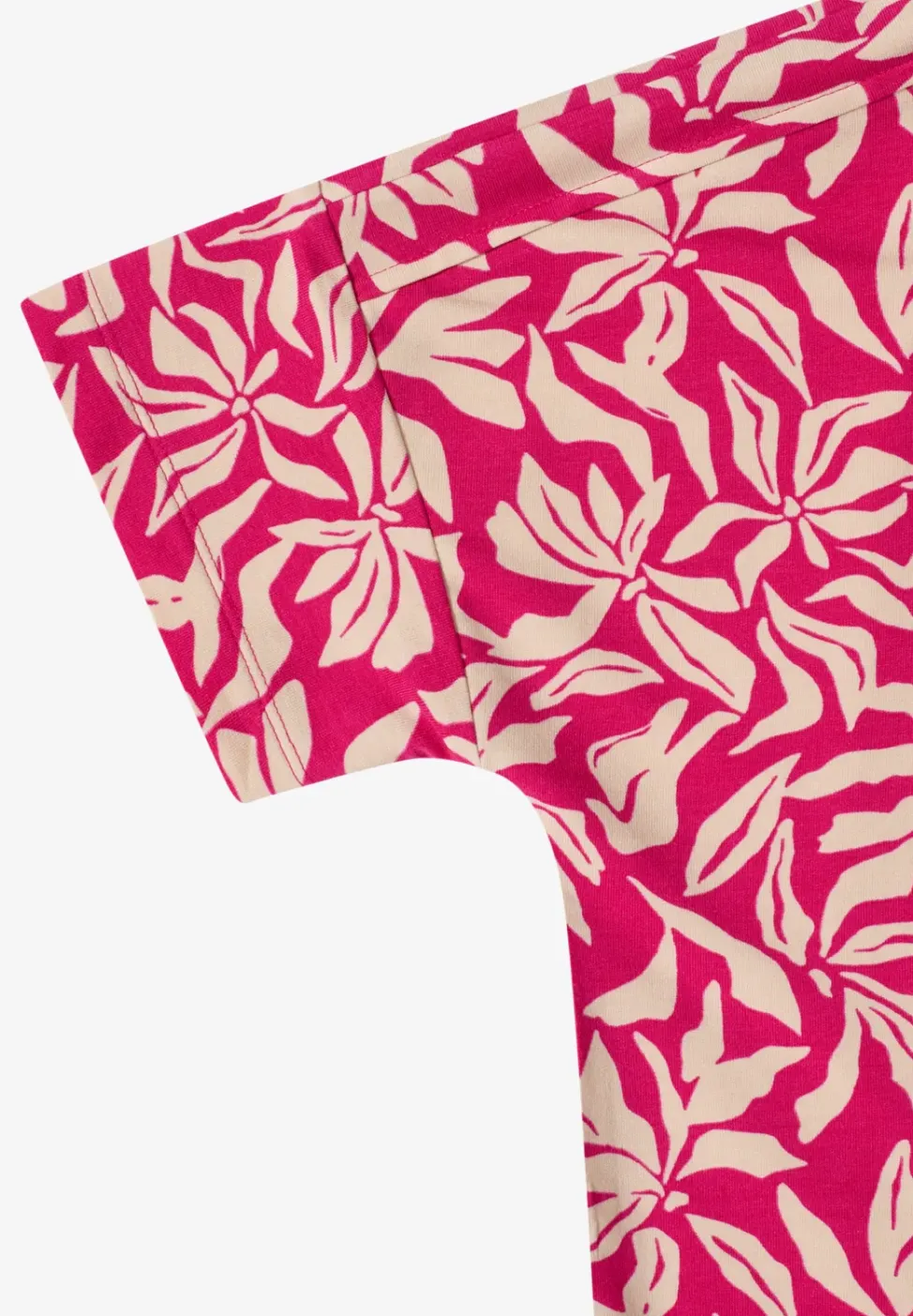 Shirt mit Boatneck und floralem Print