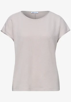 Shirt mit Boatneck und Schulterdetail