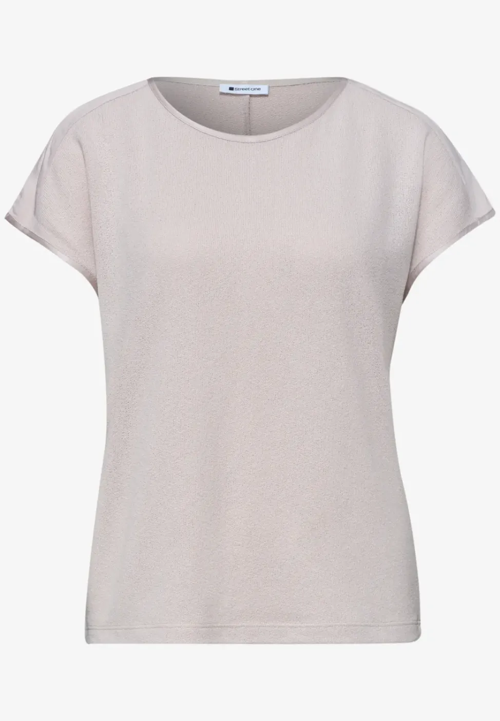 Shirt mit Boatneck und Schulterdetail