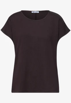 Shirt mit Boatneck und Schulterdetail