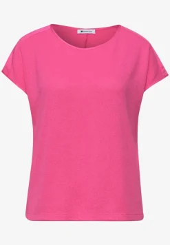 Shirt mit Boatneck und Schulterdetail