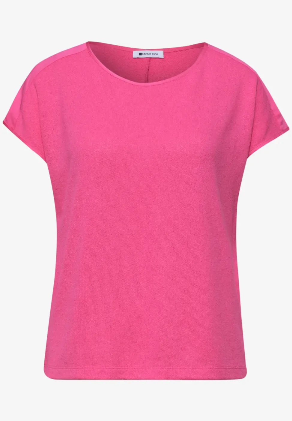 Shirt mit Boatneck und Schulterdetail