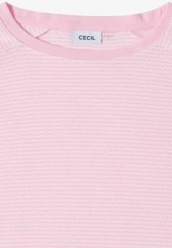 Shirt mit Boatneck und Struktur