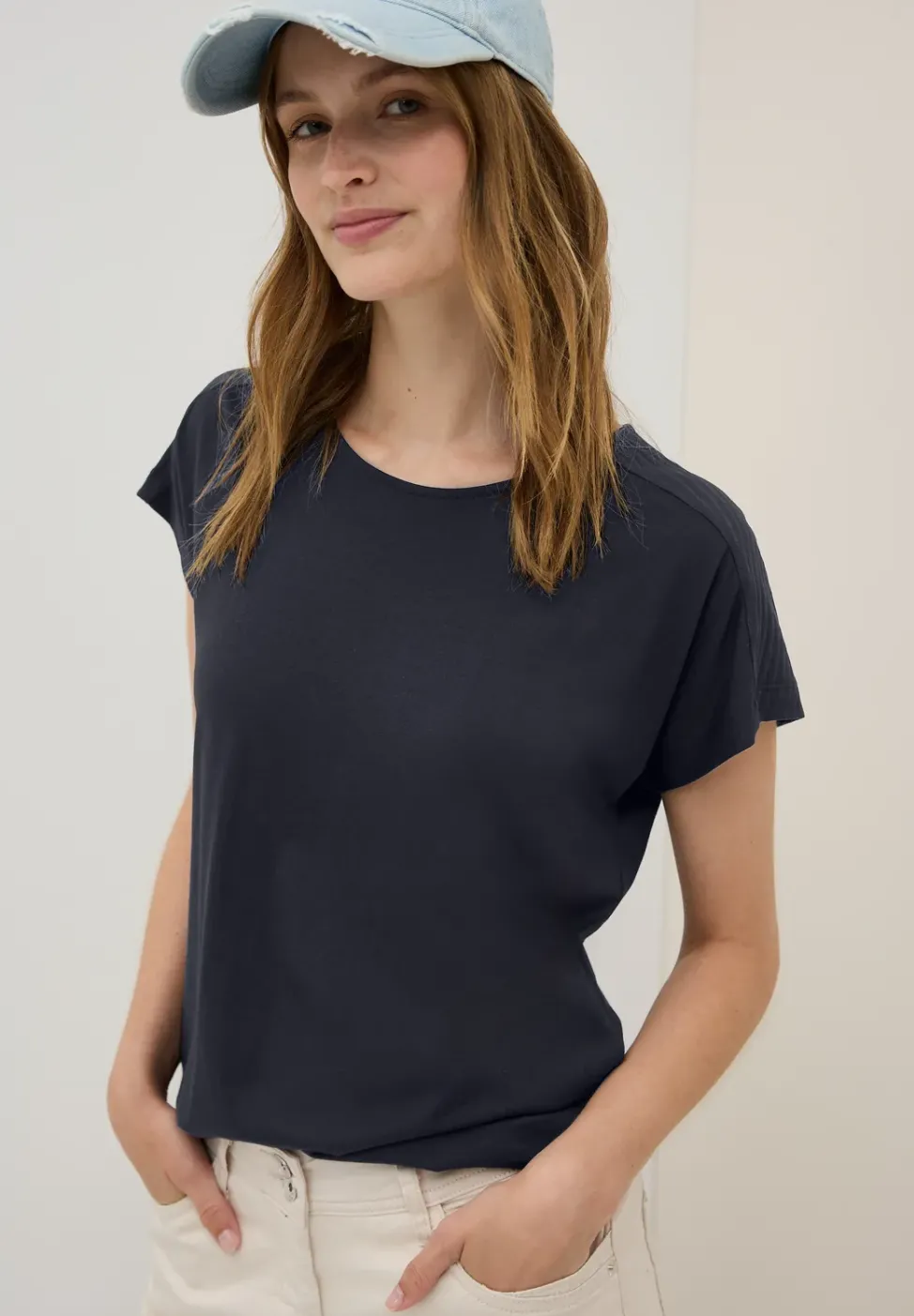 Shirt mit Burn-Out-Details