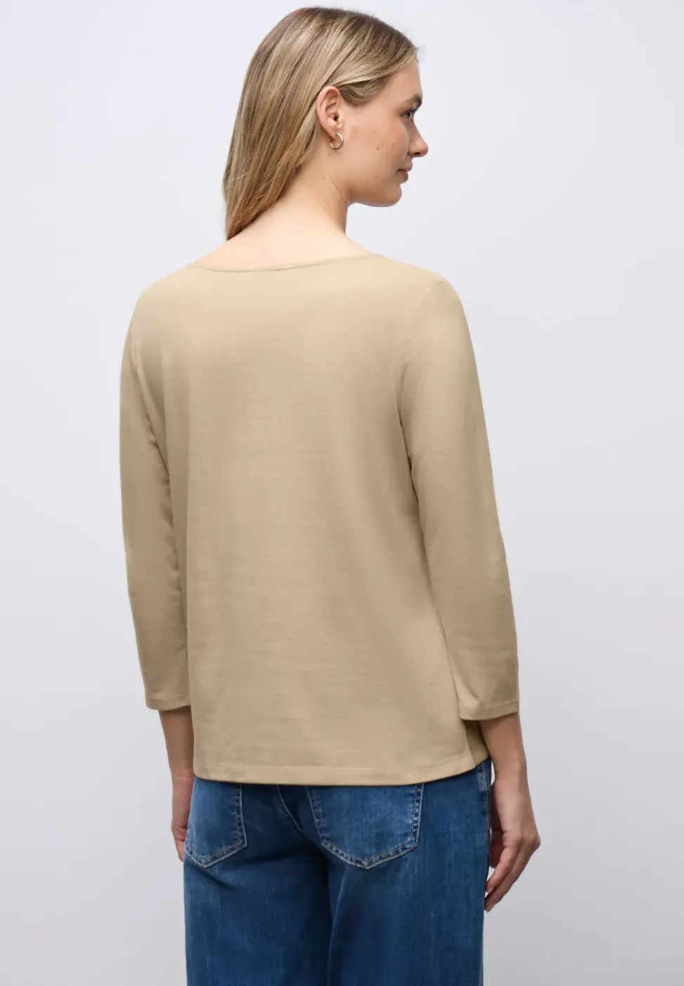 Shirt mit Carré Ausschnitt