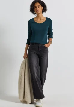 Shirt mit Carrée Ausschnitt