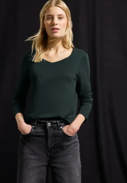 Shirt mit Carrée Ausschnitt