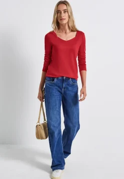 Shirt mit Carrée Ausschnitt