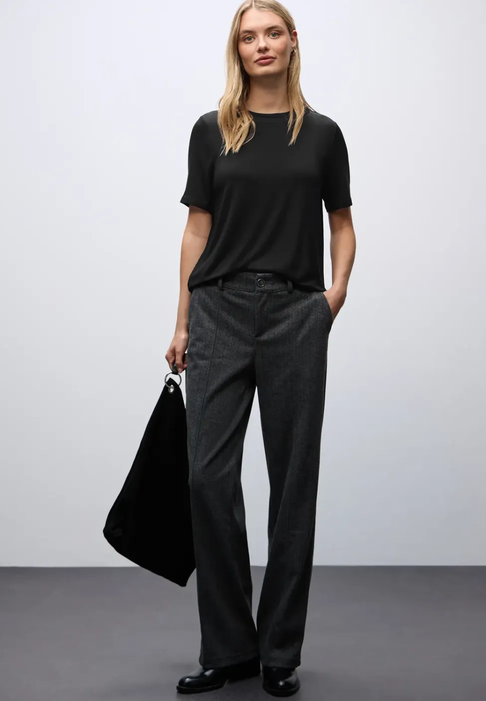 Shirt mit Chiffon-Detail